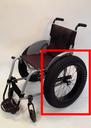 Rollstuhlräder Fat Tire 10 cm breit