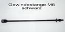 Gewindestange M 8 schwarz