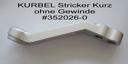Kurbel Stricker kurz 153/129 Berg