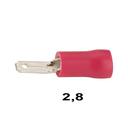 ELS.FLACHSTECKER 2,8 rot